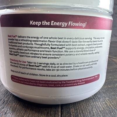 Bionox BeetFuel Energy Brain & Circulation Powder Watermelon Flavor - Thumbnail 6