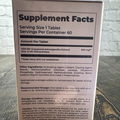 The Wellness Project - Ashwagandha - Sleep Energy Stress Anxiety Muscle Support - Thumbnail 8