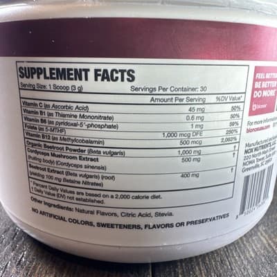 Bionox BeetFuel Energy Brain & Circulation Powder Watermelon Flavor - Thumbnail 4