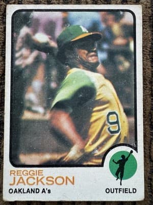 Reggie Jackson 12 Card Baseball Lot Topps Fleer 1972-1987 Oakland A’s NY Yankees - Thumbnail 6