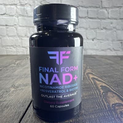 Final Form NAD+ Biotin - Anti Aging Energy - 60 Capsules