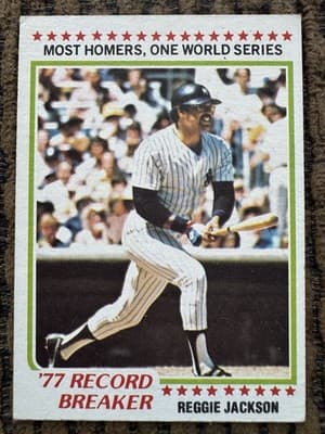Reggie Jackson 12 Card Baseball Lot Topps Fleer 1972-1987 Oakland A’s NY Yankees - Thumbnail 10