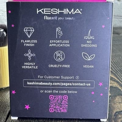Keshima Self Tanner Brush Tanning Brush for Face and Body Kabuki Tan - Thumbnail 8