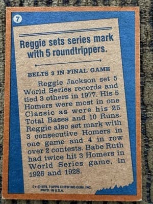 Reggie Jackson 12 Card Baseball Lot Topps Fleer 1972-1987 Oakland A’s NY Yankees - Thumbnail 11