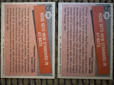 PETE ROSE 20 BASEBALL CARD LOT TOPPS FLEER DONRUSS 1973-1987 REDS PHILLIES - Thumbnail 7