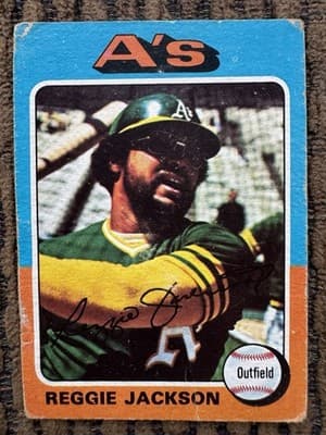 Reggie Jackson 12 Card Baseball Lot Topps Fleer 1972-1987 Oakland A’s NY Yankees - Thumbnail 2