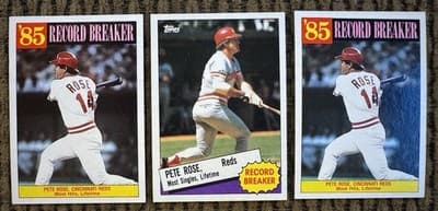 PETE ROSE 20 BASEBALL CARD LOT TOPPS FLEER DONRUSS 1973-1987 REDS PHILLIES - Thumbnail 12