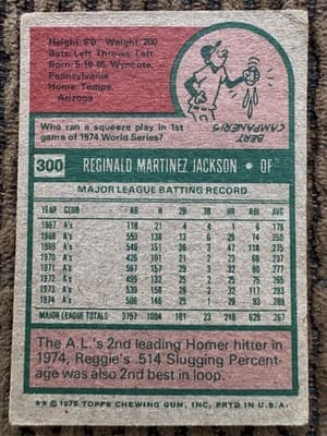 Reggie Jackson 12 Card Baseball Lot Topps Fleer 1972-1987 Oakland A’s NY Yankees - Thumbnail 3
