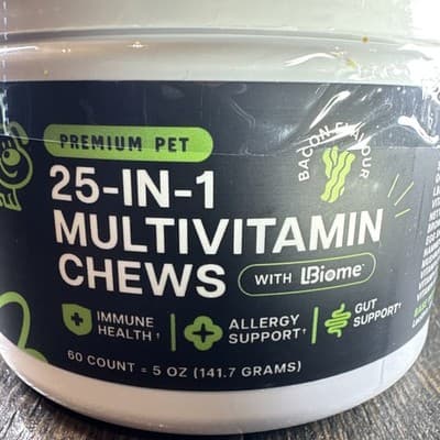 Pets Are Kids 25-in-1 Multivitamin Chews Premium Pet Immune Allergy Gut Support - Thumbnail 2