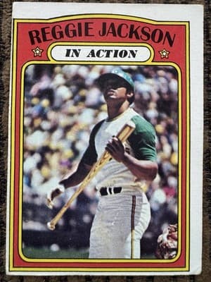 Reggie Jackson 12 Card Baseball Lot Topps Fleer 1972-1987 Oakland A’s NY Yankees - Thumbnail 8