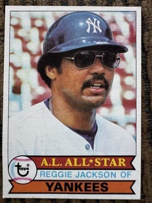 Reggie Jackson 12 Card Baseball Lot Topps Fleer 1972-1987 Oakland A’s NY Yankees - Thumbnail 12