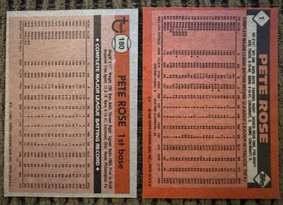 PETE ROSE 20 BASEBALL CARD LOT TOPPS FLEER DONRUSS 1973-1987 REDS PHILLIES - Thumbnail 19