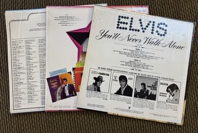 Elvis Presley Albums, His Hand In Mine, You’ll Never Walk Alone,Hits From Movies - Thumbnail 2