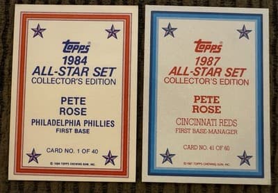 PETE ROSE 20 BASEBALL CARD LOT TOPPS FLEER DONRUSS 1973-1987 REDS PHILLIES - Thumbnail 21