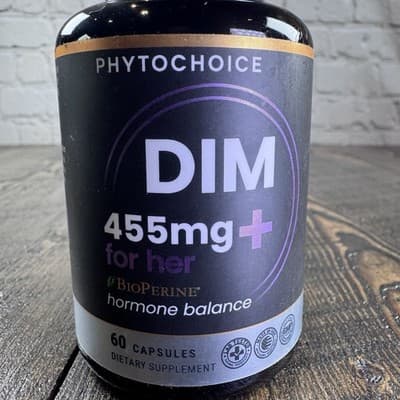 Phytochoice DIM for Her Women 350mg High Potency with BioPerine® 60 Count - Thumbnail 2
