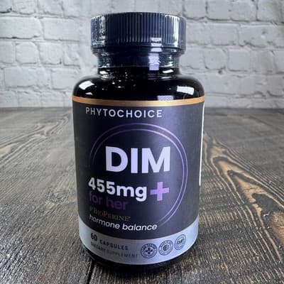 Phytochoice DIM for Her Women 350mg High Potency with BioPerine® 60 Count