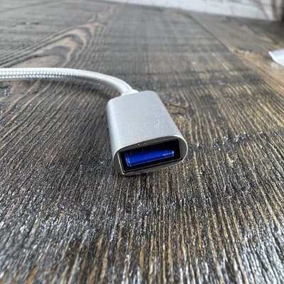 USB-C to USB female Adapter - Fast Data Transfer Plug Super Speed for MAC - Thumbnail 2