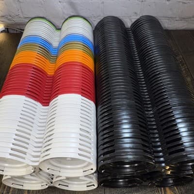 100 pcs 4-Pack Beer Assorted Can Plastic Holder Snap Top Various Colors Reusable - Thumbnail 4