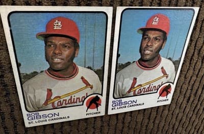 1973 Topps Baseball Card- Bob Gibson #190 St Louis Cardinals - Thumbnail 4