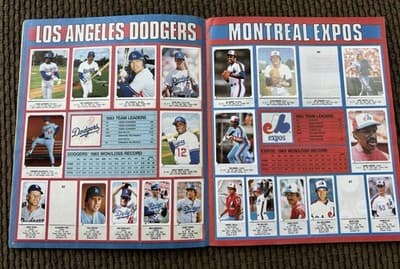 Lot Of 5 Vintage Topps MLB NFL Sticker Albums 1981-1984, Individual Stickers - Thumbnail 12