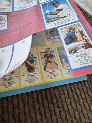 Lot Of 5 Vintage Topps MLB NFL Sticker Albums 1981-1984, Individual Stickers - Thumbnail 15