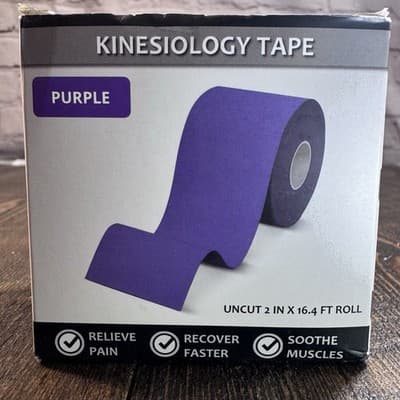 2 Rolls SB SOX - Kinesiology Tape Uncut Roll Pain Relief Support Soothing - Thumbnail 2