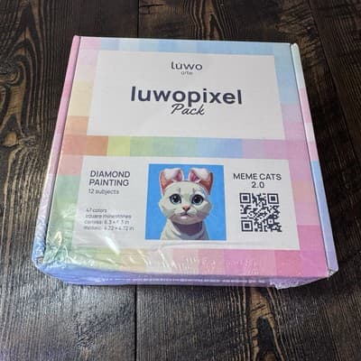 12 Pack Cat Diamond Painting Kit for Adults - Kitten Cat Art