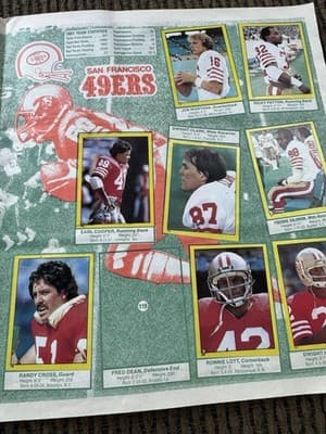 Lot Of 5 Vintage Topps MLB NFL Sticker Albums 1981-1984, Individual Stickers - Thumbnail 19
