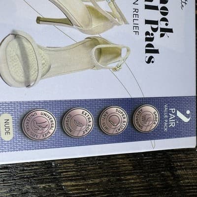 Ballotte Ball of Foot Pads For Pain Relief Anti Shock Metatarsal 2 Pair NUDE - Thumbnail 9