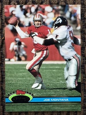 Lot of 27 Different JOE MONTANA Football Cards 1984-1991, Topps Score Pro Set - Thumbnail 15