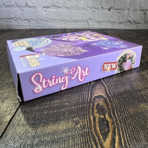 3D String Art Kit for Kids Birthday Gifts Crafts DIY Lantern Toys Heart And Star - Thumbnail 4
