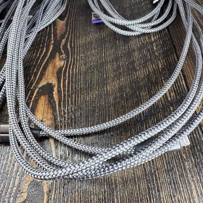 7 Charging Cables USB to Lightning 9+ Feet Gray iPhone iPad MFI Certified Cable - Thumbnail 2