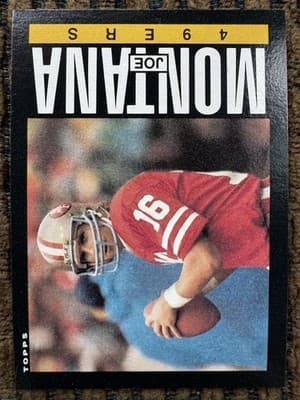 Lot of 27 Different JOE MONTANA Football Cards 1984-1991, Topps Score Pro Set - Thumbnail 9