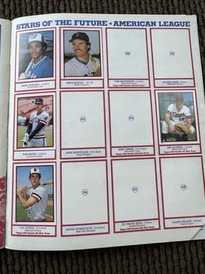 Lot Of 5 Vintage Topps MLB NFL Sticker Albums 1981-1984, Individual Stickers - Thumbnail 8
