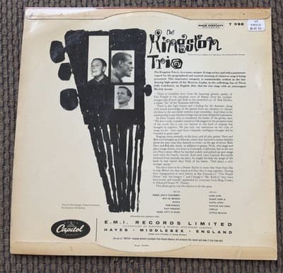 The Kingston Trio Vintage Lot Of 5 Albums Vinyl CAPITOL Records - Thumbnail 3