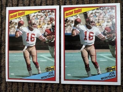 Lot of 27 Different JOE MONTANA Football Cards 1984-1991, Topps Score Pro Set - Thumbnail 5