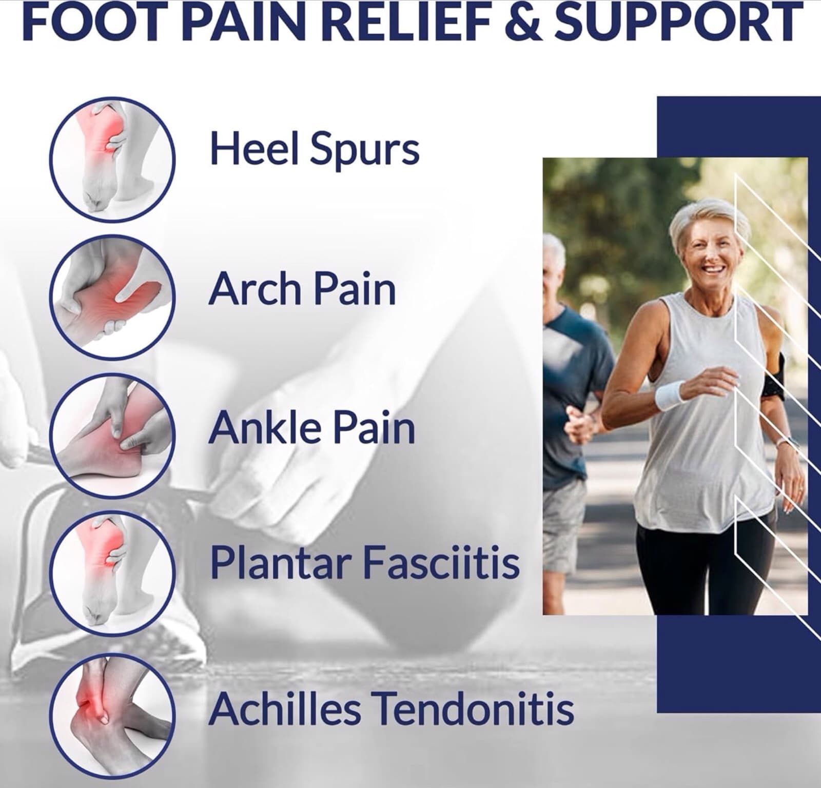 3x - SB Sox Plantar Fasciitis Compression socks for Men & Women Arch Support - Thumbnail 5