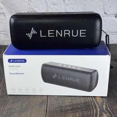 Lenrue Soundmate Portable Bluetooth Wireless Speaker Black