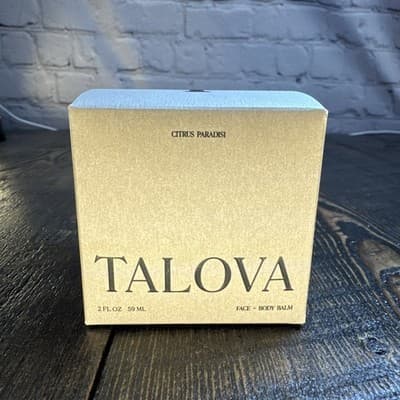 Talova Face & Body Balm - Beef Tallow Moisturizer for Dry Cracked Sensitive Skin