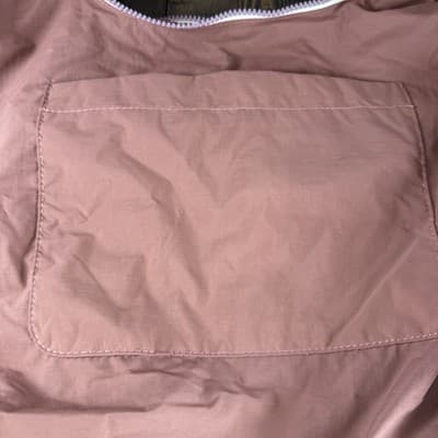 Thread Carry On Slouchy Bag - Mauve Crinkle Nylon - Satchel - Pockets - Zipper - Thumbnail 2