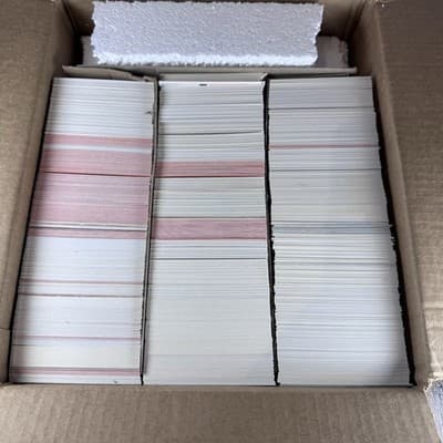 MISC Box of Baseball Card 7+ LBS 1990's Common Cards-Topps,Donruss,Score,Pacific