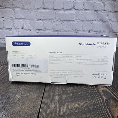 Lenrue Soundmate Portable Bluetooth Wireless Speaker Black - Thumbnail 13