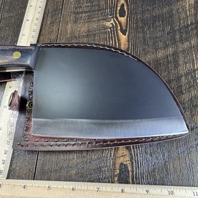 Mueller Ultra Forged High Carbon Steel Professional Butcher Knife Cleaver - Thumbnail 9