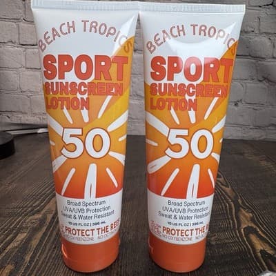Sunscreen Liquor Flask Beach Tropics 2 Pack, Classy Wino Includes Funnel, Seals - Thumbnail 2