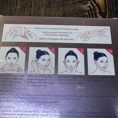 Stylia V-Line Lifting Collagen Face Mask Hyaluronic Acid & Aloe 4 Masks - Thumbnail 4