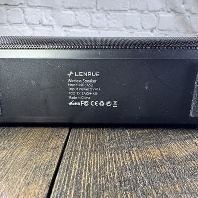 Lenrue Soundmate Portable Bluetooth Wireless Speaker Black - Thumbnail 8