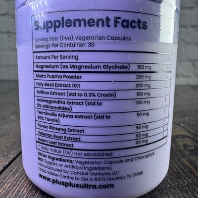 Plusplusultra Saffron+ 9-In-1 Dietary Supplement 60 Veg Capsules - Thumbnail 3