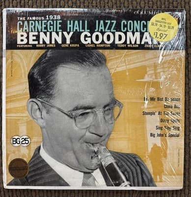 Rare Promo Benny Goodman The Famous 1938 Carnegie Hall Jazz Concert Vol 3, 1956? - Thumbnail 2