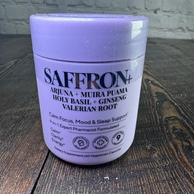 Plusplusultra Saffron+ 9-In-1 Dietary Supplement 60 Veg Capsules - Thumbnail 6