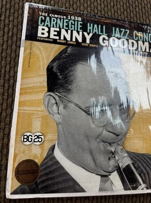 Rare Promo Benny Goodman The Famous 1938 Carnegie Hall Jazz Concert Vol 3, 1956? - Thumbnail 5